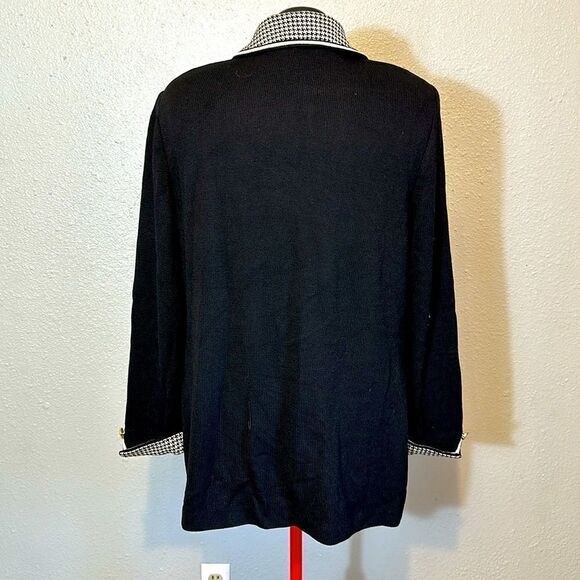 ST. JOHN by Marie Gray women’s black evening sweater/ blazer size 14 - Picture 7 of 12